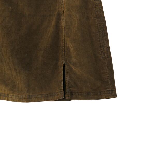Free People Holding Onto a Dream Cord Mini Skirt Brown Corduroy Short Skirt 6 - Picture 3 of 7